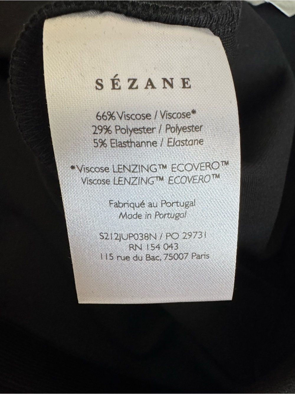 Sezane Calvi Black Mini Skirt NWT - Picture 8 of 10